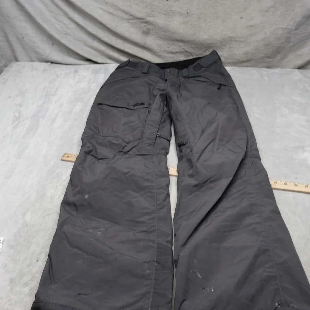 North Face Snow Pants‎ Mens Small Grey Waterproof Ski Winter Cargo 32x32 READ